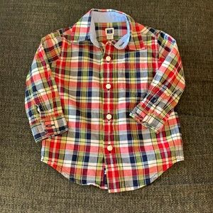 Janie and Jack, baby boy dress shirt, 6-12 months